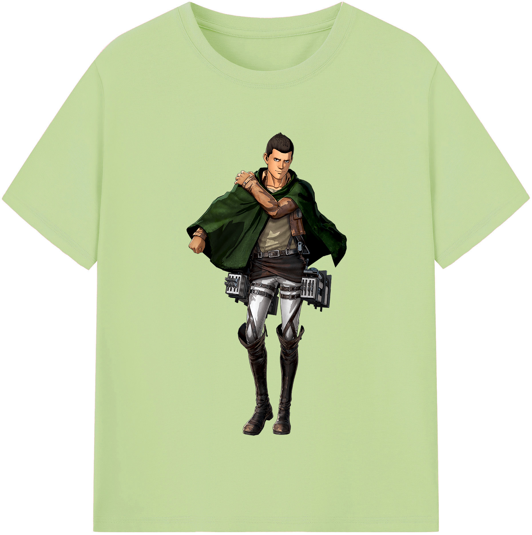 （画像用） 進撃の巨人 Attack on Titan 綿100％半袖Tシャツ（フロントプリント）